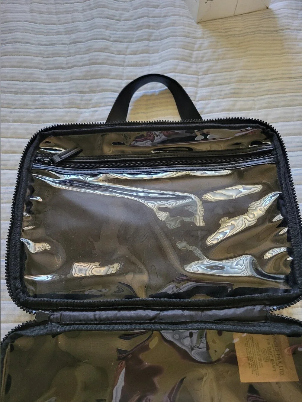 Steven Madden Black Travel Cosmetic Case